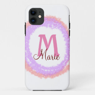 Case-Mate iPhone Case Simple pailleté scintillant ajout nom monogramme
