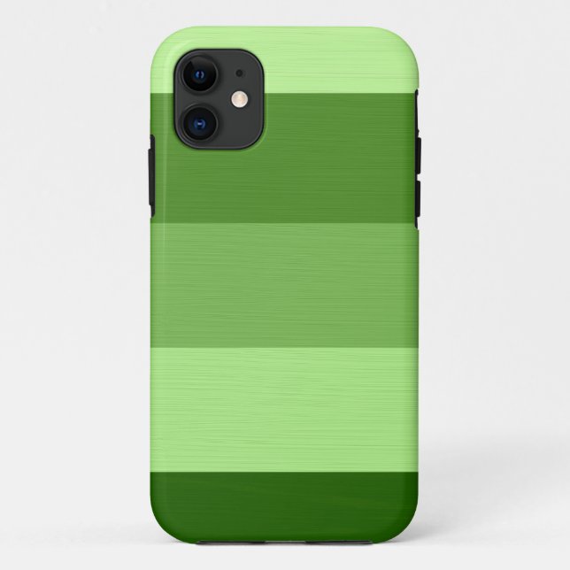Coques Case-Mate iPhone Simple pâlissez - les rayures vertes (Dos)