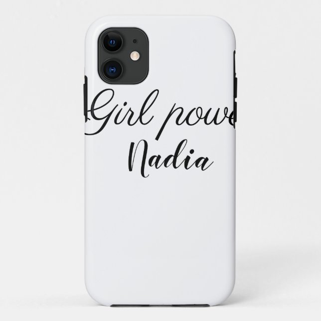 Coques Case-Mate iPhone simple pouvoir minimal des filles ajouter le nom t (Dos)