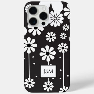 Coque Case-Mate iPhone Simple retro Boho noir et blanc