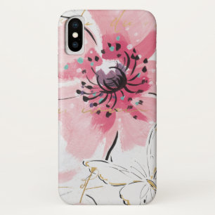 Case-Mate iPhone Case Simplement aquarelle du rose   florale
