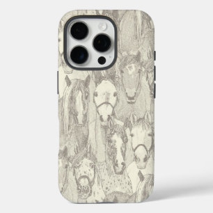 Coque iPhone 16 Pro simplement perle naturelle de cheval