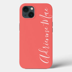Case-Mate iPhone Case Simplement Personnalisé Coral Blush Coque-Mate