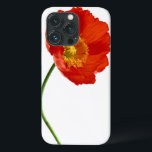 Coque Case-Mate iPhone Simplicité du coquelicot rouge<br><div class="desc">Fleur de pavot rouge unique,  cadeau d'égouttage pour les amateurs de pavot. D'autres produits recherchent sous le même titre "Poppy Simplicity". Merci.</div>