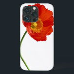 Coque Case-Mate iPhone Simplicité du coquelicot rouge<br><div class="desc">Fleur de pavot rouge unique,  cadeau d'égouttage pour les amateurs de pavot. D'autres produits recherchent sous le même titre "Poppy Simplicity". Merci.</div>