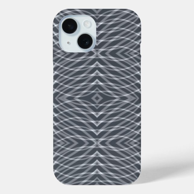 Coques Case-Mate iPhone Sine Wave Pulse Signal moderne Art Abstrait Design (Verso)