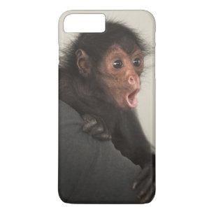 Coque iPhone 8 Plus/7 Plus Singe araignée à face rouge Ateles paniscus)