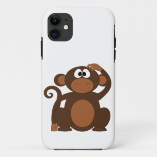 Coque iPhone 11 Singe mignon