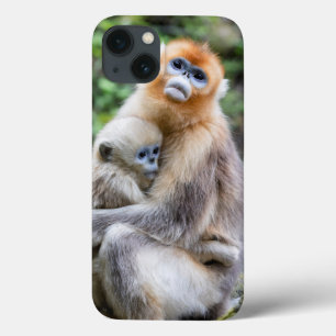Case-Mate iPhone Case Singe roux à nez retroussé avec bébé