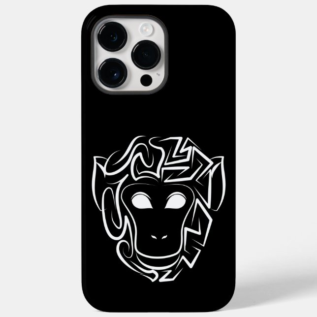 Coques Case-Mate iPhone Singe tribal noir et blanc (Verso)