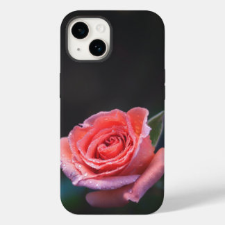 Coque Case-Mate iPhone Single Pink Rose with Dew