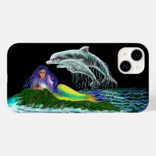 Coque Case-Mate iPhone Sirène avec dauphins