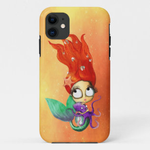 Coques Pour iPhone Sirène Éffrayante avec pieuvre