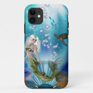 Coques Pour iPhone Sirène et tortue de mer