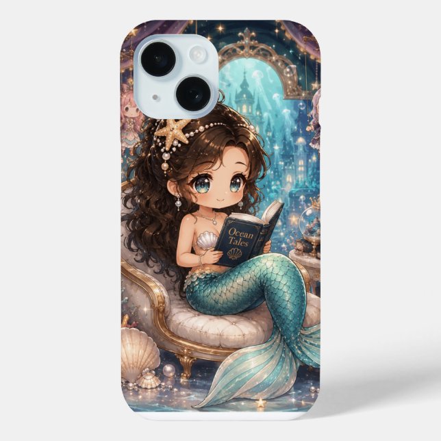 Coques Case-Mate iPhone Sirène lisant des sous-vêtements  (Verso)