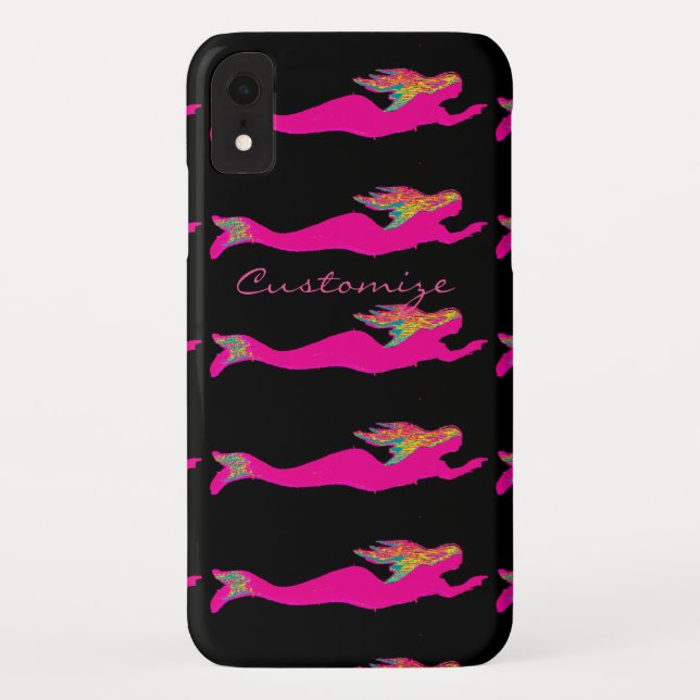 Coques Case-Mate iPhone Sirènes roses natation Thunder_Cove (Dos)