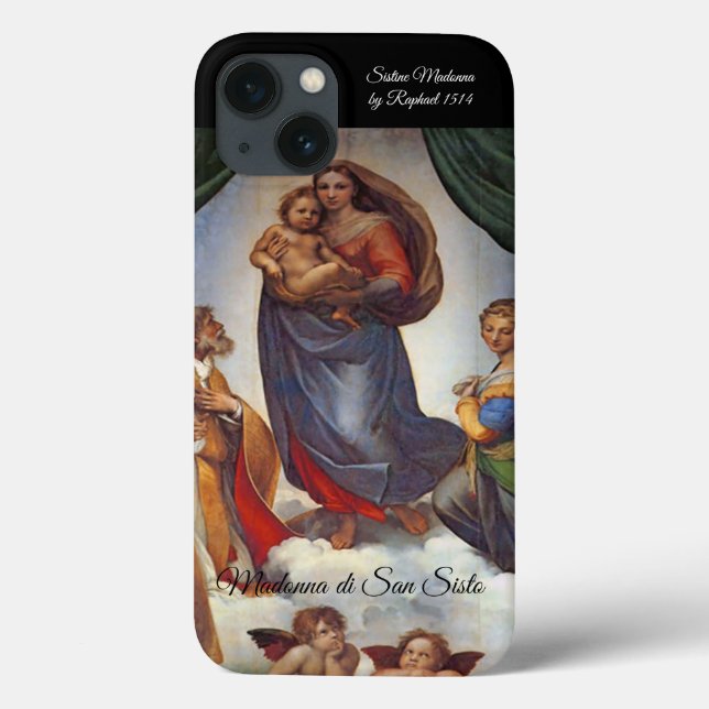 Coques Case-Mate iPhone Sistine Madonna (Verso)