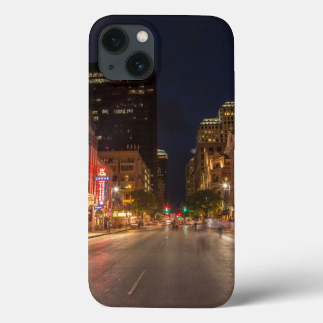 Coques Case-Mate iPhone Sixième Rue À Dusk Dans Le Centre D'Austin, Texas (Verso)