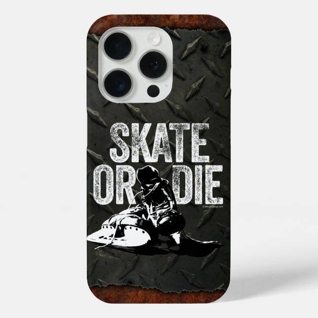 Coques Case-Mate iPhone Skate Or Die (Hockey) Case-Mate iPhone Case (Verso)