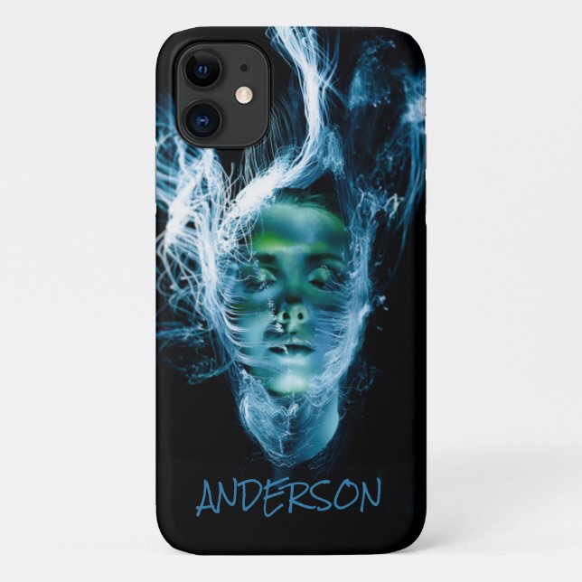 Coques Case-Mate iPhone Skateboard Personnalisé Black Cool Dame (Dos)