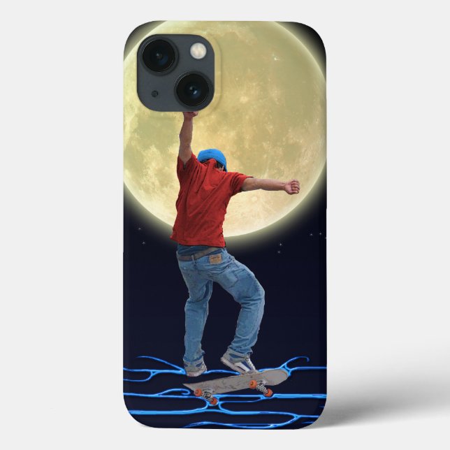 Coques Case-Mate iPhone Skateboard & Pleine lune 2 Action Sports Art (Verso)