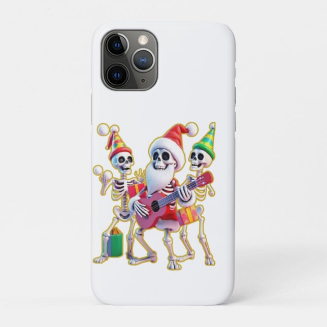 Coques Case-Mate iPhone **Skeleton 3D Christm Santa Party – Funnyas Skelet (Dos)