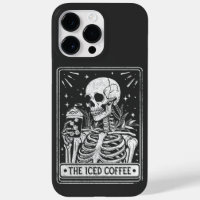 Skeleton de café glacé Halloween Lover de café