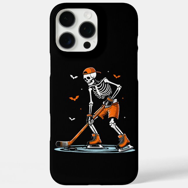Coques Case-Mate iPhone Skeleton Hockey sur glace Halloween garçons Drôle  (Verso)