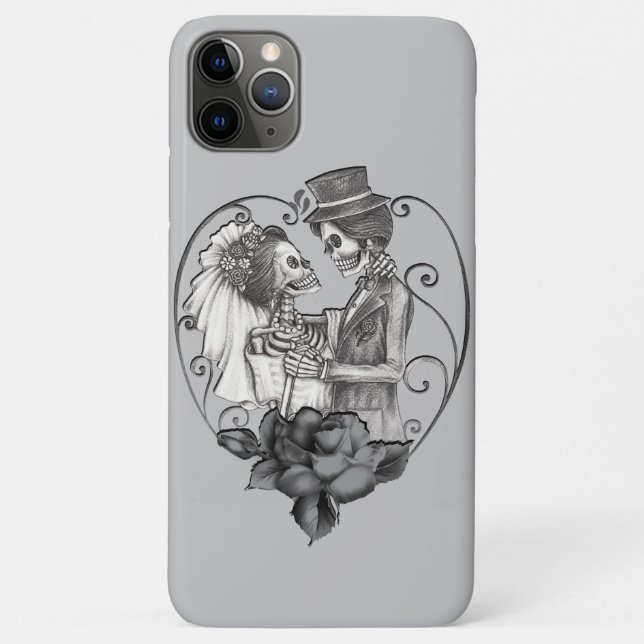 Coques Case-Mate iPhone Skeleton Love Couple Mariage Mariage (Dos)
