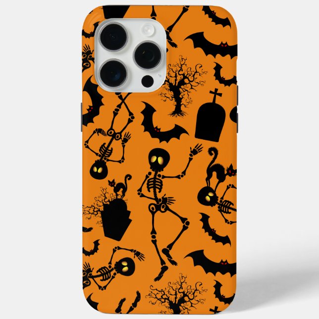 Coques Case-Mate iPhone Skeletons d'Halloween Macabre Dance (Verso)