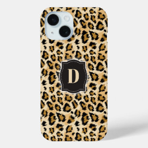 Coque Case-Mate iPhone Sketchy Classic Leopard Motif avec Monogramme pers