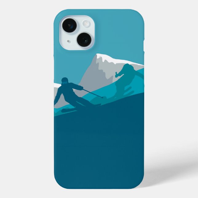 Coques Case-Mate iPhone Ski alpin (Verso)