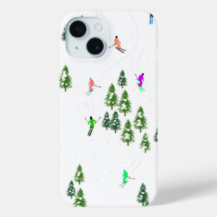 Coque Case-Mate iPhone Ski alpin Ski Ski Arbres d'hiver