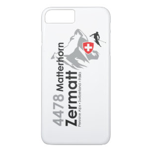 Coque iPhone 7 Plus Ski de Matterhorn-Zermatt