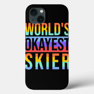Case-Mate iPhone Case Ski Design Okayest Skier Amateur de ski