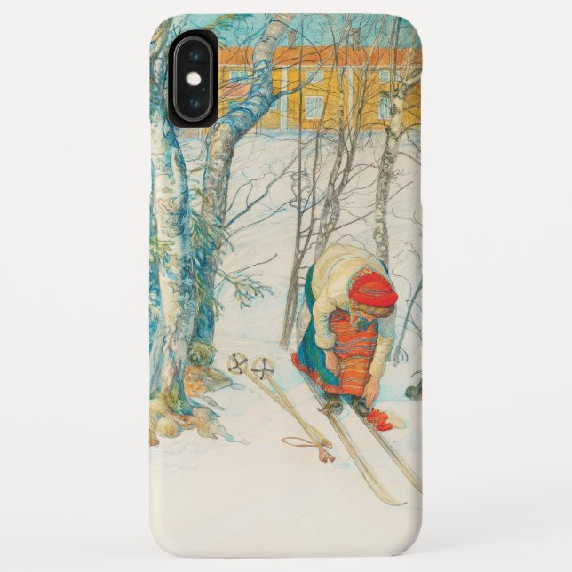 Coques Case-Mate iPhone Ski d'hiver par Carl Larsson (Dos)
