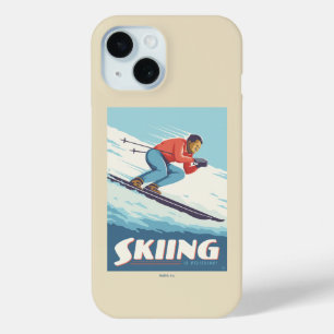 Coque Case-Mate iPhone Ski est croire Retro Print