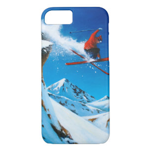 Coque iPhone 7 Ski extrême
