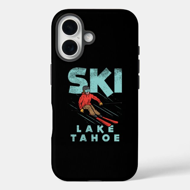 Coques Case-Mate iPhone Ski Lake Tahoe (Verso)
