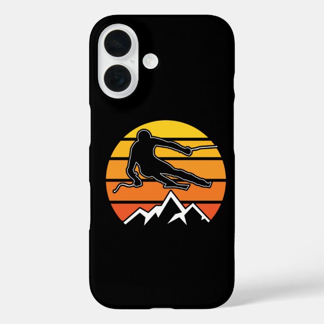 Coques Case-Mate iPhone Ski Rétro (Verso)