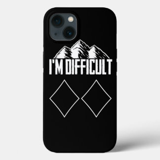 Case-Mate iPhone Case Ski Snowboard IM Difficulté Skier Sports d'hiver