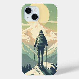 Coque Case-Mate iPhone Skier Sur Le Sommet De La Montagne