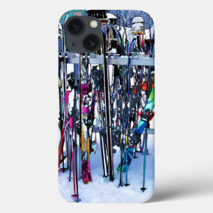 iPhone 13 Coque Skis and Poles