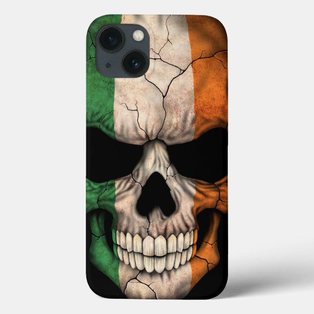 Coques Case-Mate iPhone Skull on Black (Verso)