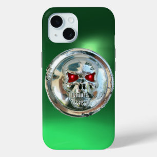 Coque Case-Mate iPhone SKULL RIDERS MONOGRAMME vert