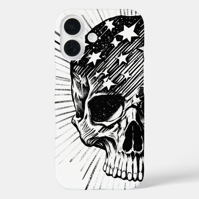 Coques Case-Mate iPhone Skull & Stars II (Verso)