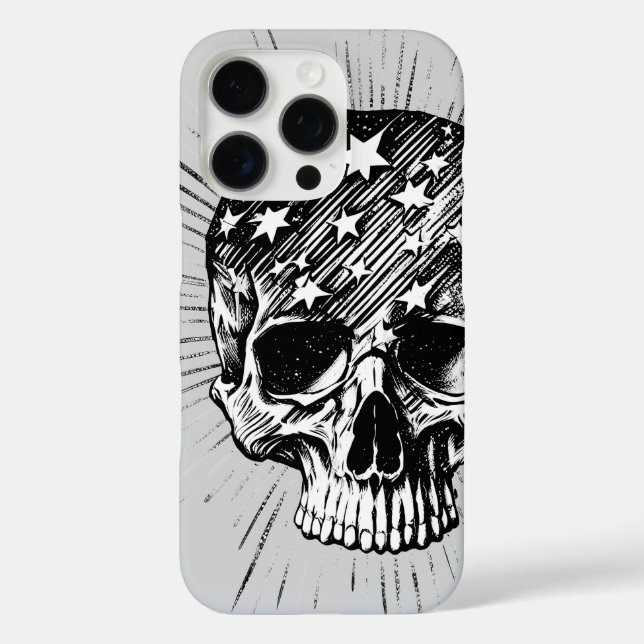 Coques Case-Mate iPhone Skull & Stars II (Verso)