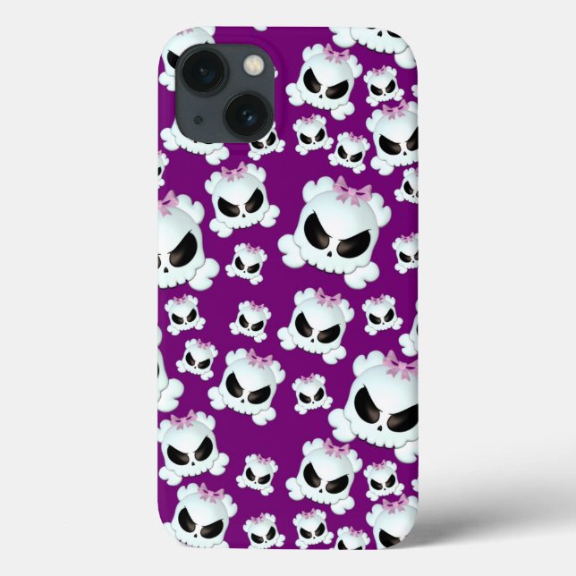 Coques Case-Mate iPhone Skullz Girly (Verso)