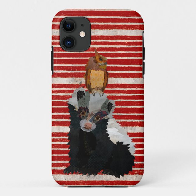COQUES Case-Mate iPhone SKUNK ET OWL (Dos)