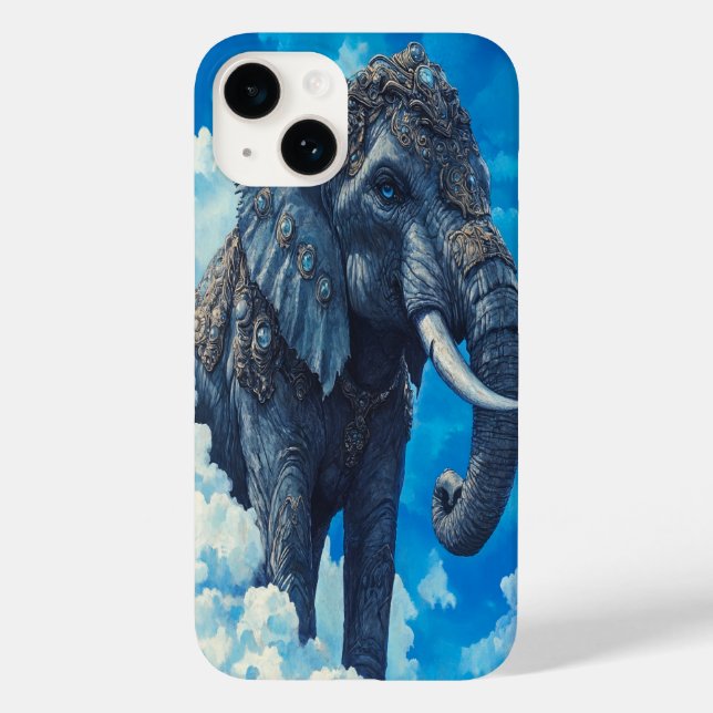 Coques Case-Mate iPhone 🐘 Skyborne Elephant (Verso)